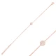 Clear Round Halo Chain CZ 925 Sterling Silver Bracelet Clear Round Halo Chain CZ 925 Sterling Silver Bracelet