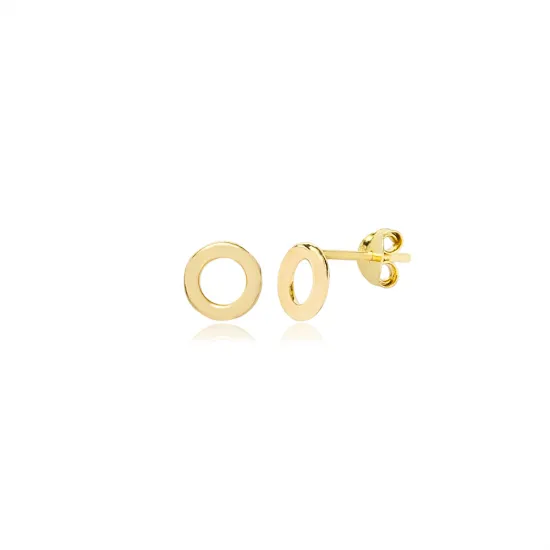Tiny Hollow 925 Sterling Silver Earrings Tiny Hollow 925 Sterling Silver Earrings
