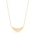 Crescent Moon CZ 925 Sterling Silver Pendant