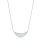 Crescent Moon CZ 925 Sterling Silver Pendant