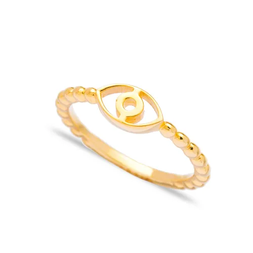 Handcrafted Eye 925 Sterling Silver Ring