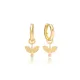 Phoenix Bird Dangle 925 Sterling Silver Earrings