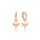 Phoenix Bird Dangle 925 Sterling Silver Earrings