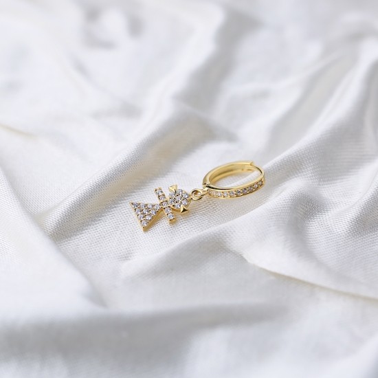 Girl Charm Single Earring Wholesale 925 Sterling Silver Jewelry Girl Charm Single Earring Wholesale 925 Sterling Silver Jewelry