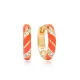 Orange Neon Enamel Wholesale Turkish Handmade 925 Sterling Silver Earrings Orange Neon Enamel Wholesale Turkish Handmade 925 Sterling Silver Earrings