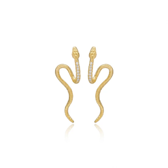 Minimalist Snake 925 Sterling Silver Earrings - Sade 925 Silver Jewelry