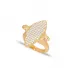 Handcrafted CZ Snake 925 Sterling Silver Ring