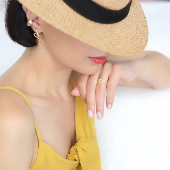 Snake Adjustable 925 Sterling Silver Ring