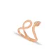 Snake Shaped Adjustable 925 Sterling Silver Ring