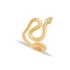 Snake Shaped CZ Adjustable 925 Sterling Silver Ring