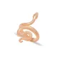 925 Sterling Silver Snake Adjustable Ring