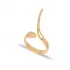 New Snake Adjustable 925 Sterling Silver Ring