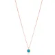 Turquoise Round Stone Gold Plated Charm Necklace Wholesale Turkish 925 Sterling Silver Jewelry Turquoise Round Stone Gold Plated Charm Necklace Wholesale Turkish 925 Sterling Silver Jewelry