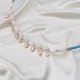 Drop CZ Afghan Beaded 925 Sterling Silver Necklace - Sade 925 Silver Jewelry