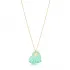 Heart Shape Turquoise  Enamel Pendant Handcrafted Turkish 925 Sterling Silver Jewelry