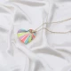 Heart Shape Colorful Enamel 925 Sterling Silver Pendant Heart Shape Colorful Enamel 925 Sterling Silver Pendant