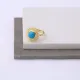 Dainty Round Turquoise Stone Turkish Rings Wholesale Fashion 925 Sterling Silver Jewelry Dainty Round Turquoise Stone Turkish Rings Wholesale Fashion 925 Sterling Silver Jewelry