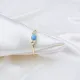 Dainty Turquoise and Zirconia Stone Adjustable Ring Wholesale 925 Sterling Silver Jewelry Dainty Turquoise and Zirconia Stone Adjustable Ring Wholesale 925 Sterling Silver Jewelry