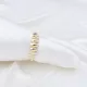 Beaded Open Band Adjustable 925 Sterling Silver Ring