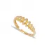 Beaded Open Band Adjustable 925 Sterling Silver Ring