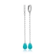 Drop Turquoise Mallorca Pearl Long 925 Silver Earrings