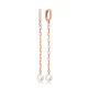 White Mallorca Pearl Charm Long Earrings White Mallorca Pearl Charm Long Earrings