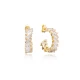 Wholesale Baguette 925 Sterling Silver Earrings
