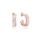 Wholesale Baguette 925 Sterling Silver Earrings