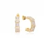 Handmade Baguette 925 Sterling Silver Earrings
