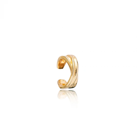 Minimalist X Cartilage Single Sterling Silver Earrings
