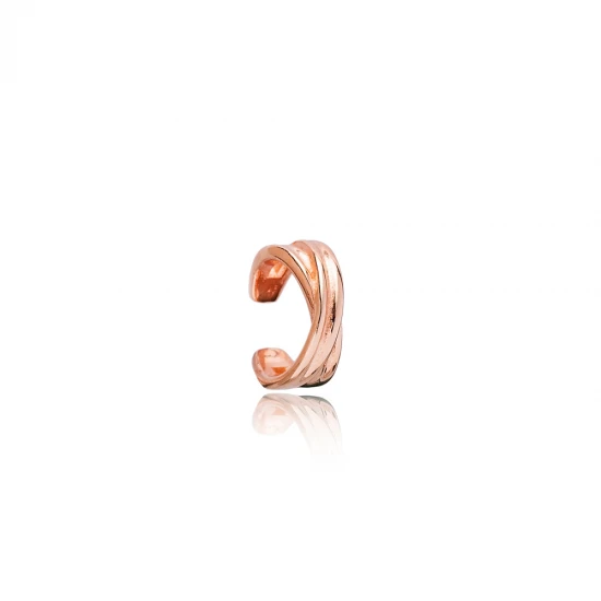 Minimalist X Cartilage Single Sterling Silver Earrings