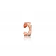 Minimalist X Cartilage Single Sterling Silver Earrings