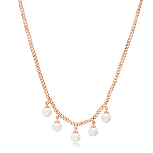 Multi Pearl Shaker 925 Sterling Silver Necklace