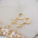 Turkish North Star Dangle 925 Sterling Silver Earrings