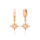 Turkish North Star Dangle 925 Sterling Silver Earrings