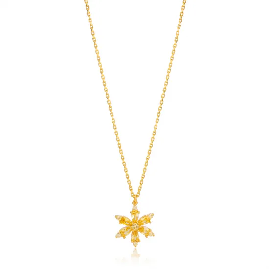 Chic Flower 925 Sterling Silver Necklace Chic Flower 925 Sterling Silver Necklace