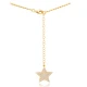 Single Belly Chain Star CZ Body Sterling Silver Pendant | 925 Sterling Silver Wholesale | Sade Silver Single Belly Chain Star CZ Body Sterling Silver Pendant - Sade 925 Silver Jewelry