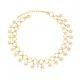 Fancy Multi Star Shaker 925 Sterling Silver Anklet