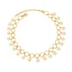 Fancy Multi Star Shaker 925 Sterling Silver Anklet