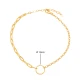 Link And Cable Chain 925 Sterling Silver Anklet - Sade 925 Silver Jewelry