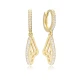 EAR-5159 | 925 Sterling Silver Wholesale | Sade Silver EAR-5159 - Sade 925 Silver Jewelry