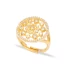 Dainty Round CZ Adjustable 925 Sterling Silver Ring