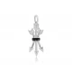 Triangular Arrow 925 Sterling Silver Necklace | 925 Sterling Silver Wholesale | Sade Silver Triangular Arrow 925 Sterling Silver Necklace - Sade 925 Silver Jewelry