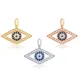 Sapphire And CZ Evil Eye 925 Sterling Silver Pendant Sapphire And CZ Evil Eye 925 Sterling Silver Pendant