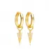 Arrow Shape Dangle 925 Sterling Silver Earrings
