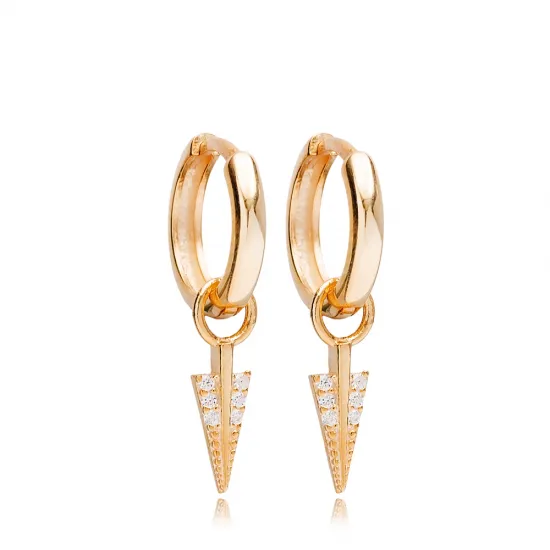 Arrow Shape Dangle 925 Sterling Silver Earrings Arrow Shape Dangle 925 Sterling Silver Earrings