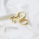 Plain Snake 12mm Dangle 925 Sterling Silver Earrings