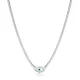 Evil Eye Curb Chain 925 Sterling Silver Necklace Evil Eye Curb Chain 925 Sterling Silver Necklace