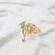 Attractive Dragon Ruby Adjustable Sterling Silver Ring