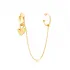 Heart Charm Cartilage And Hoop Earrings Turkish Theia Wholesale 925 Sterling Silver Jewelry
